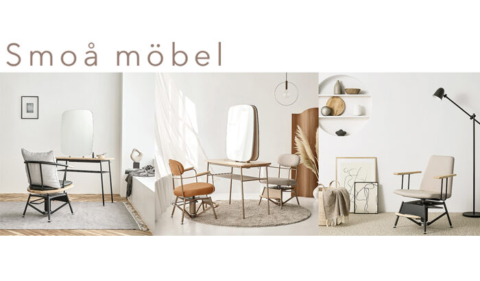タカラベルモントから、新開発の四つ脚ベースでデザイン性と施術性を両立・日常を彩る家具らしさを表現した新シリーズ「Smoå möbel（スモア メーベル）」が新発売！